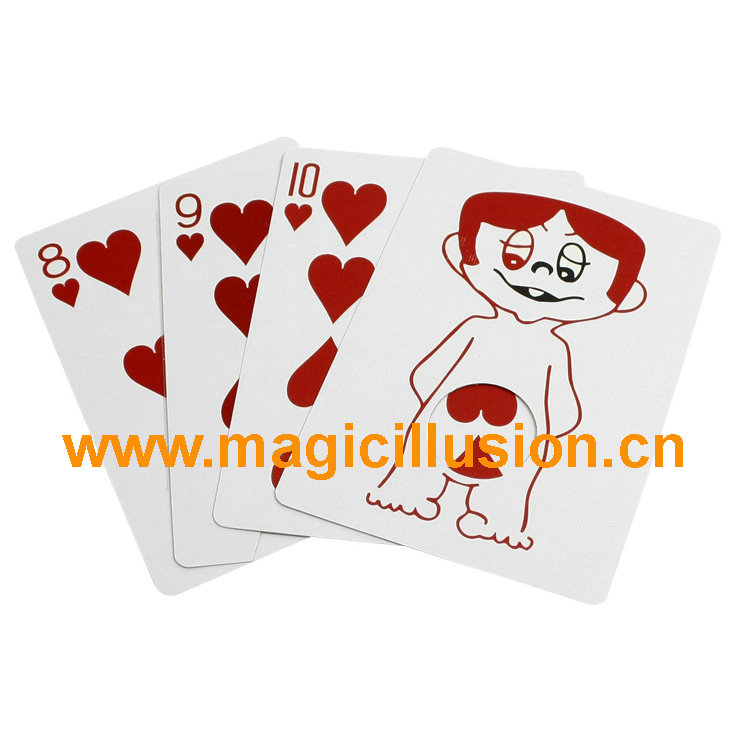 Three Cards Miracle，Magic Magician Gimmick Extraordinary Function Playing Cards Pokers magic tricks